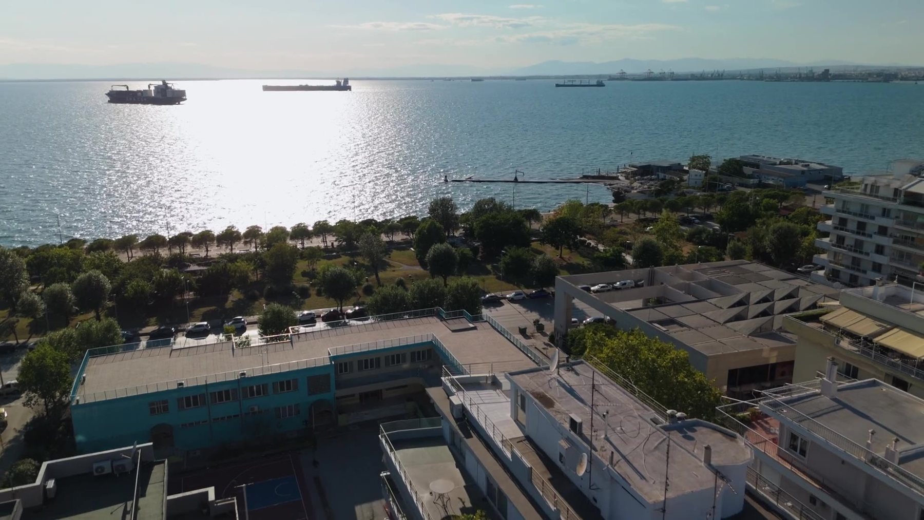 Nea Paralia · Selanik doğu sahili